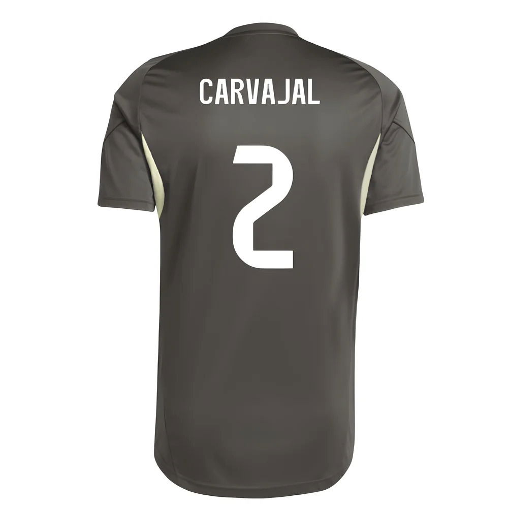 2025-2026 Real Madrid Training Jersey (Utility Grey) (Carvajal 2)