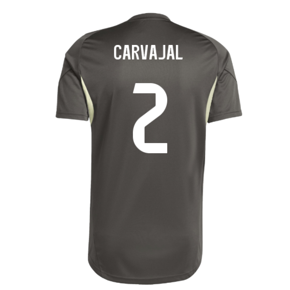 2025-2026 Real Madrid Training Jersey (Utility Grey) (Carvajal 2)