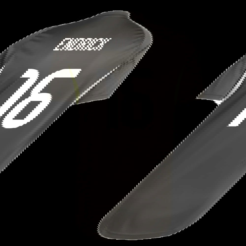 2025-2026 Real Madrid Training Jersey (Utility Grey) (Endrick 16)