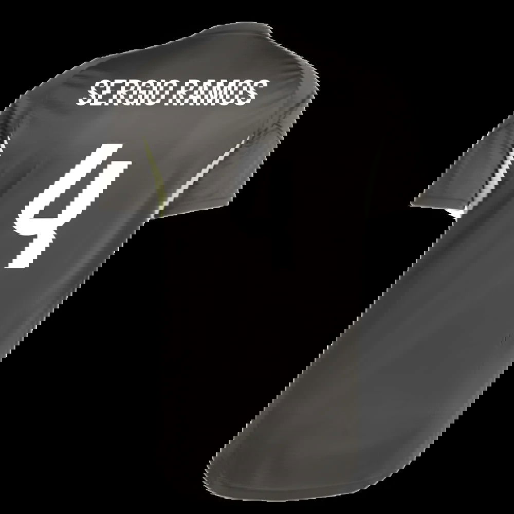 2025-2026 Real Madrid Training Jersey (Utility Grey) (Sergio Ramos 4)