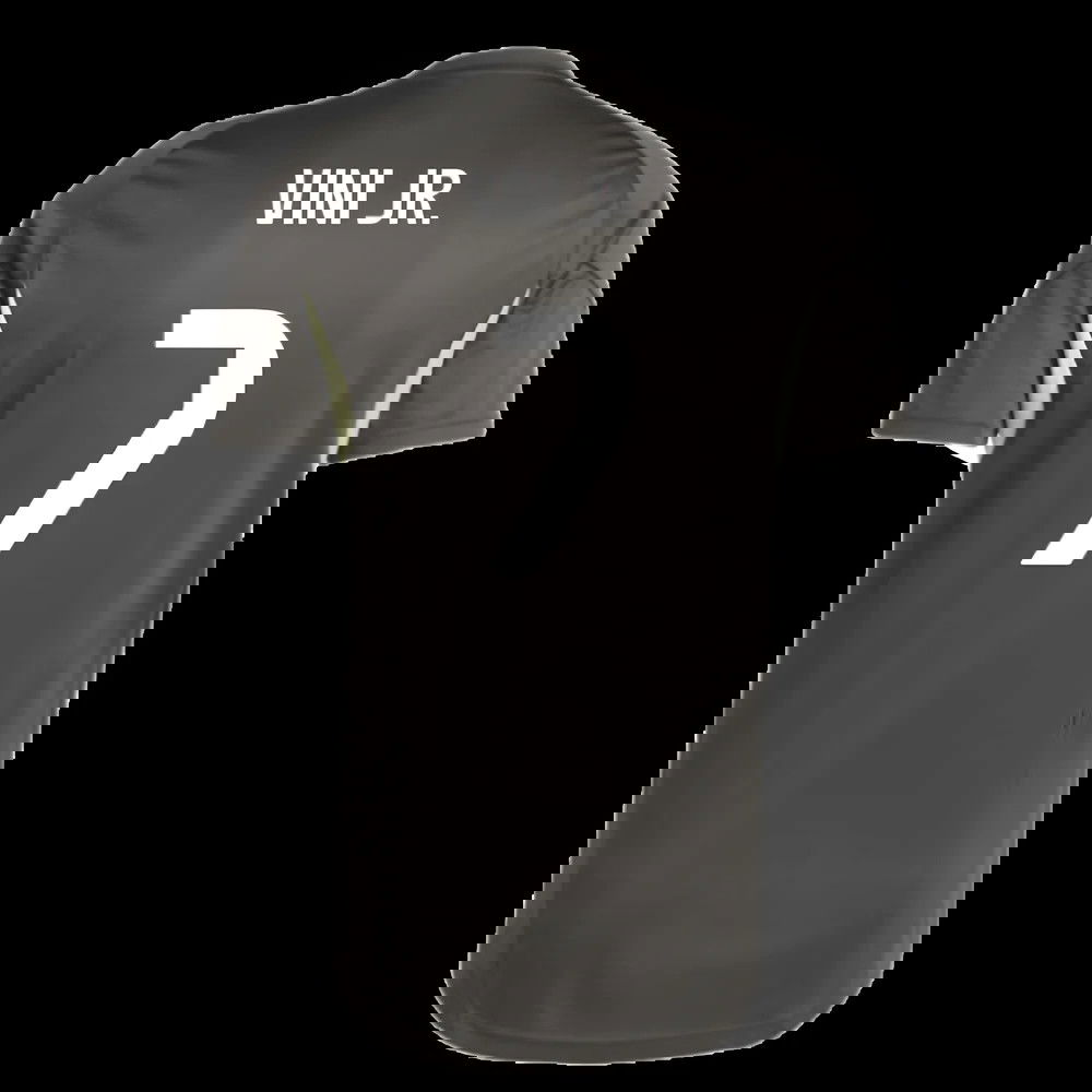 2025-2026 Real Madrid Training Jersey (Utility Grey) (Vini Jr. 7)