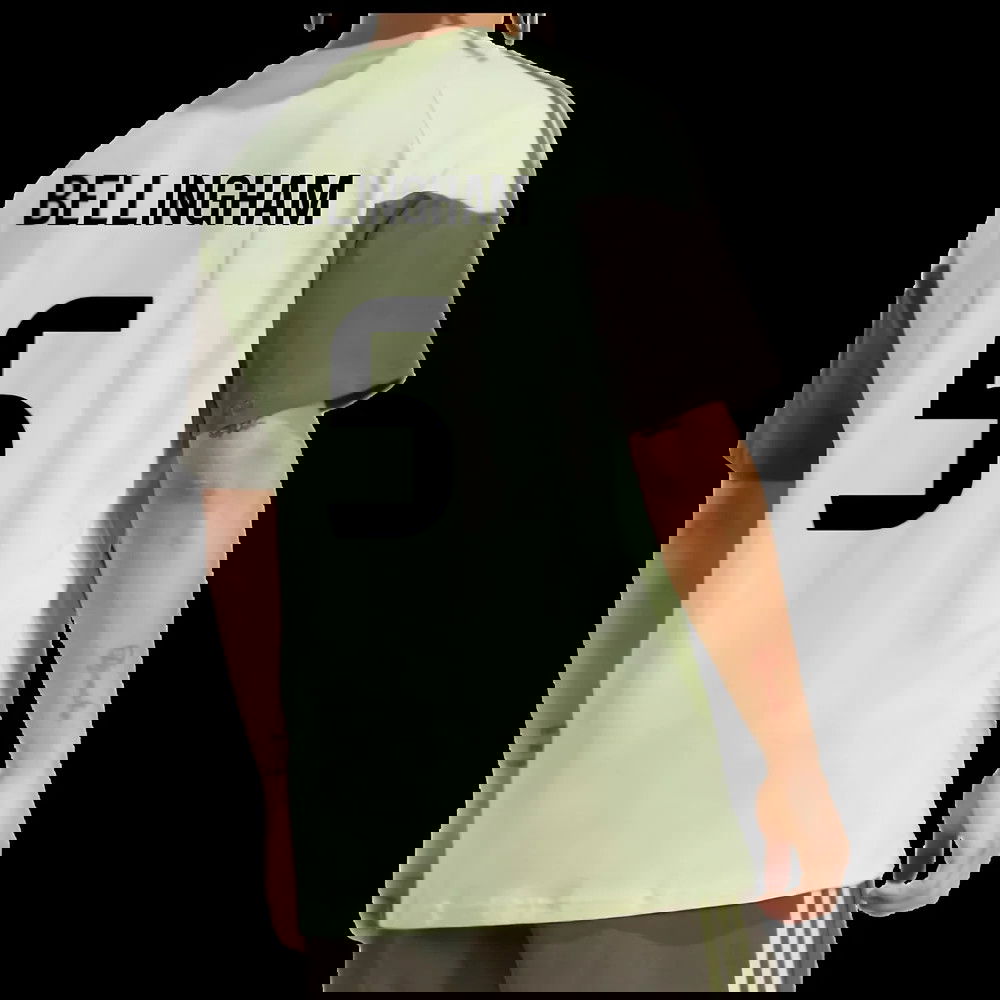 2025-2026 Real Madrid Training Tee (Almost Lime) (Bellingham 5)