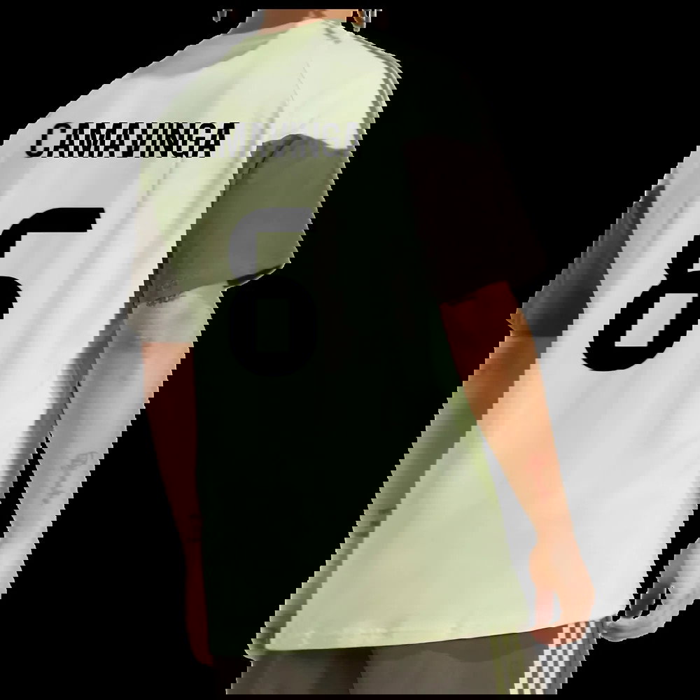 2025-2026 Real Madrid Training Tee (Almost Lime) (Camavinga 6)