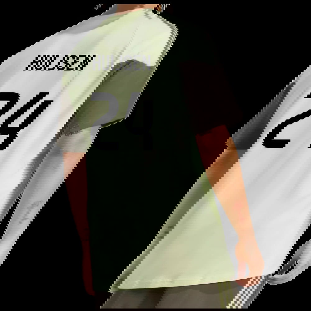 2025-2026 Real Madrid Training Tee (Almost Lime) (Huijsen 24)