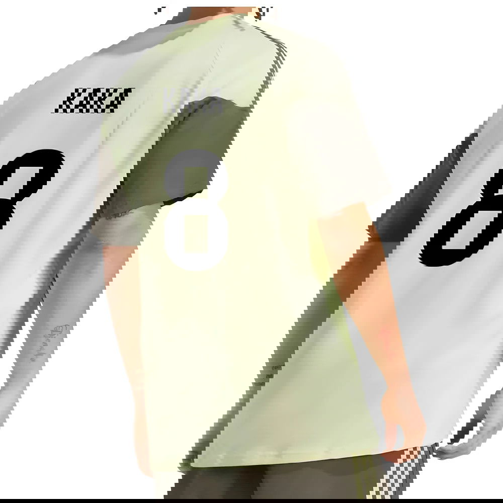 2025-2026 Real Madrid Training Tee (Almost Lime) (Kaka 8)