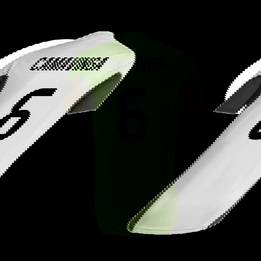 2025-2026 Real Madrid Training Tee (Almost Lime) - Kids (Camavinga 6)