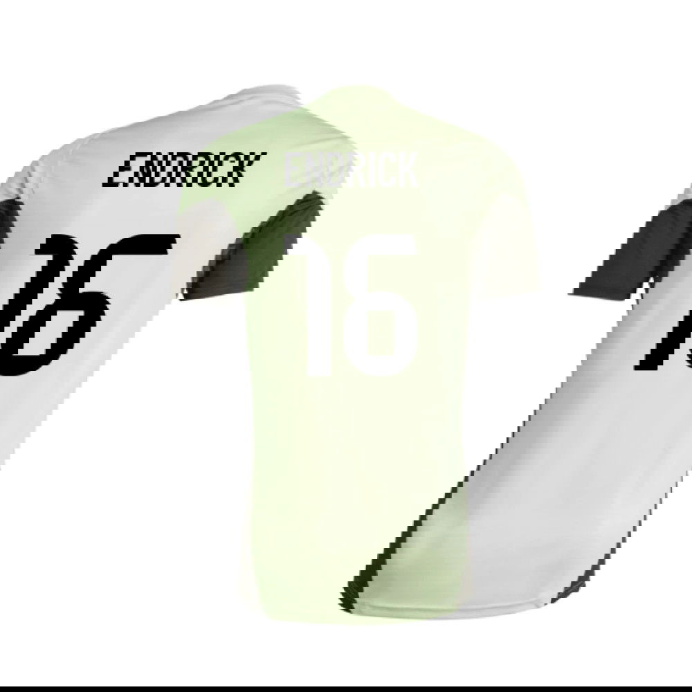 2025-2026 Real Madrid Training Tee (Almost Lime) - Kids (Endrick 16)