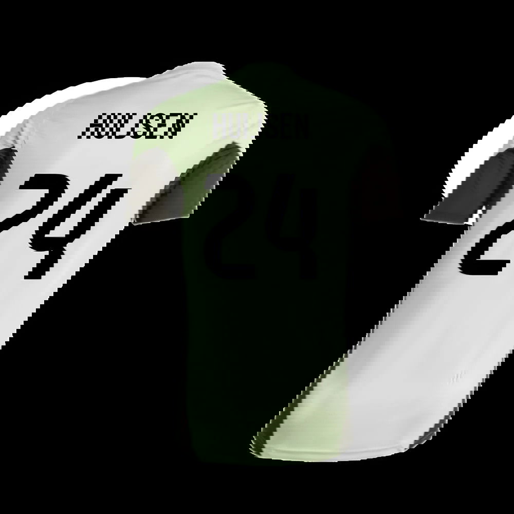 2025-2026 Real Madrid Training Tee (Almost Lime) - Kids (Huijsen 24)