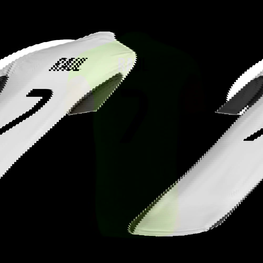 2025-2026 Real Madrid Training Tee (Almost Lime) - Kids (Raul 7)