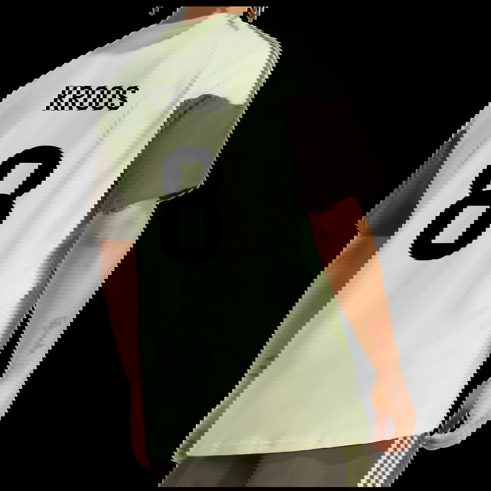 2025-2026 Real Madrid Training Tee (Almost Lime) (Kroos 8)