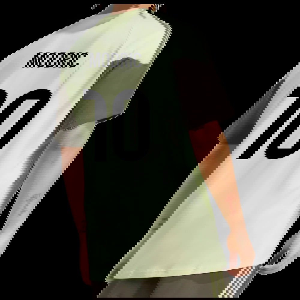 2025-2026 Real Madrid Training Tee (Almost Lime) (Modric 10)