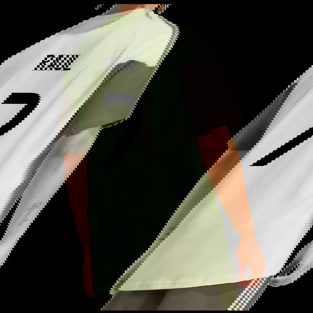 2025-2026 Real Madrid Training Tee (Almost Lime) (Raul 7)