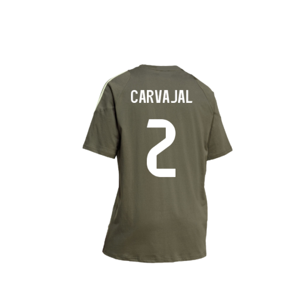 2025-2026 Real Madrid Training Tee (Utility Grey) (Carvajal 2)