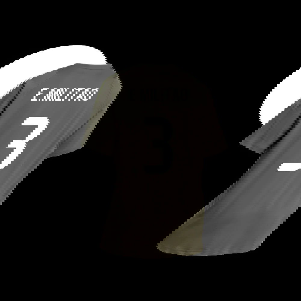 2025-2026 Real Madrid Training Tee (Utility Grey) (E.Militao 3)