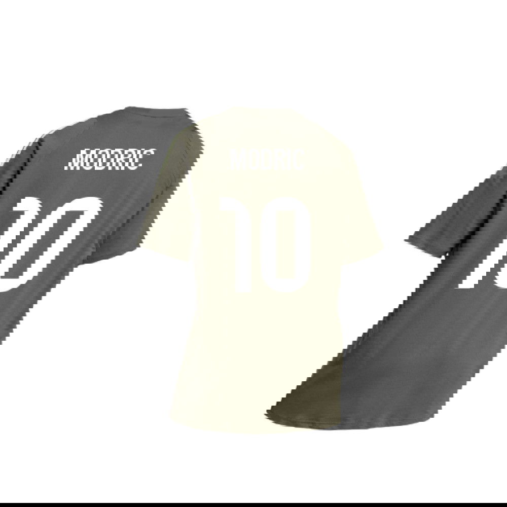 2025-2026 Real Madrid Training Tee (Utility Grey) (Modric 10)