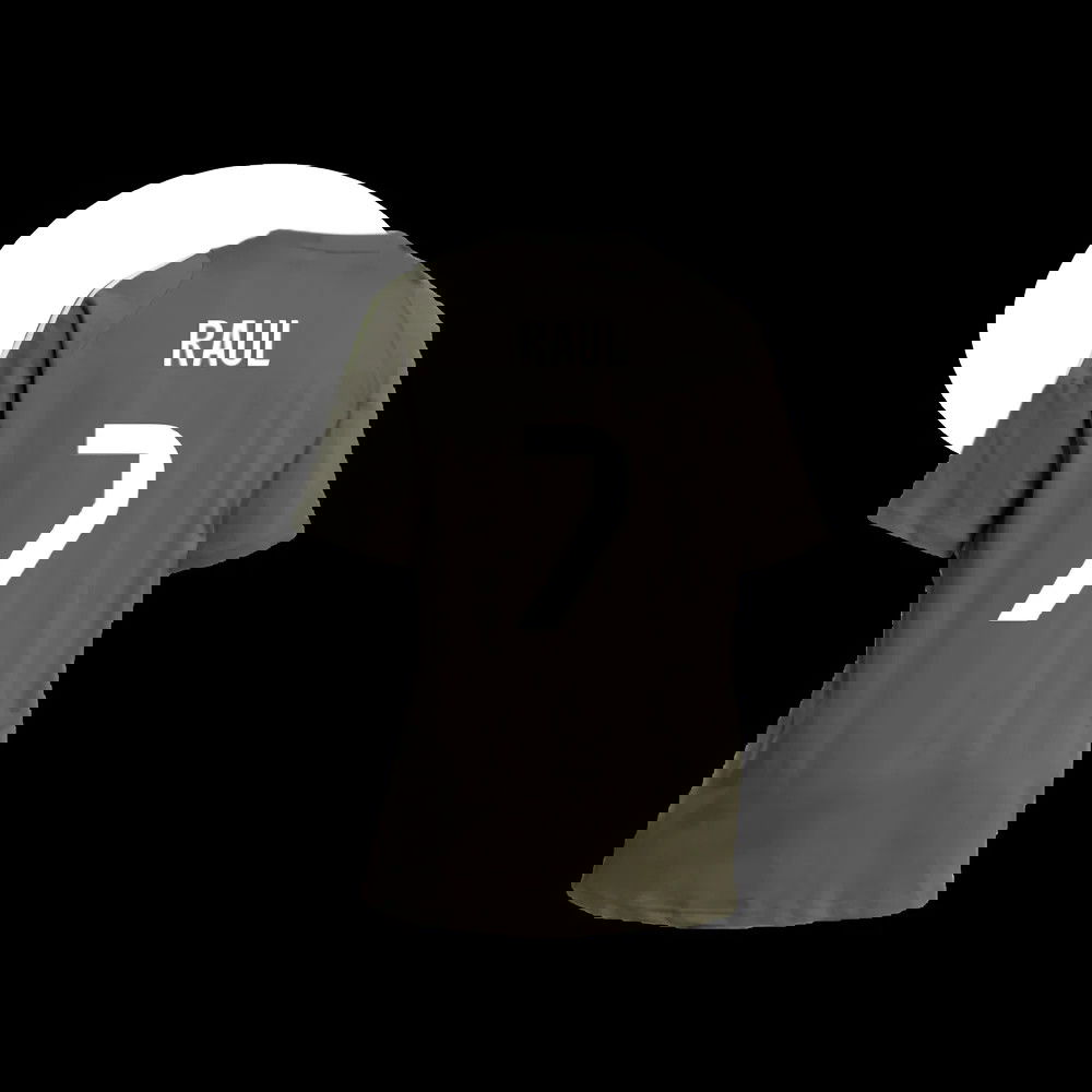 2025-2026 Real Madrid Training Tee (Utility Grey) (Raul 7)