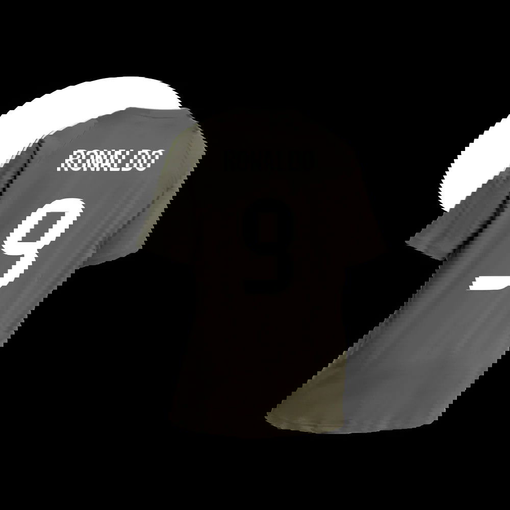 2025-2026 Real Madrid Training Tee (Utility Grey) (Ronaldo 9)