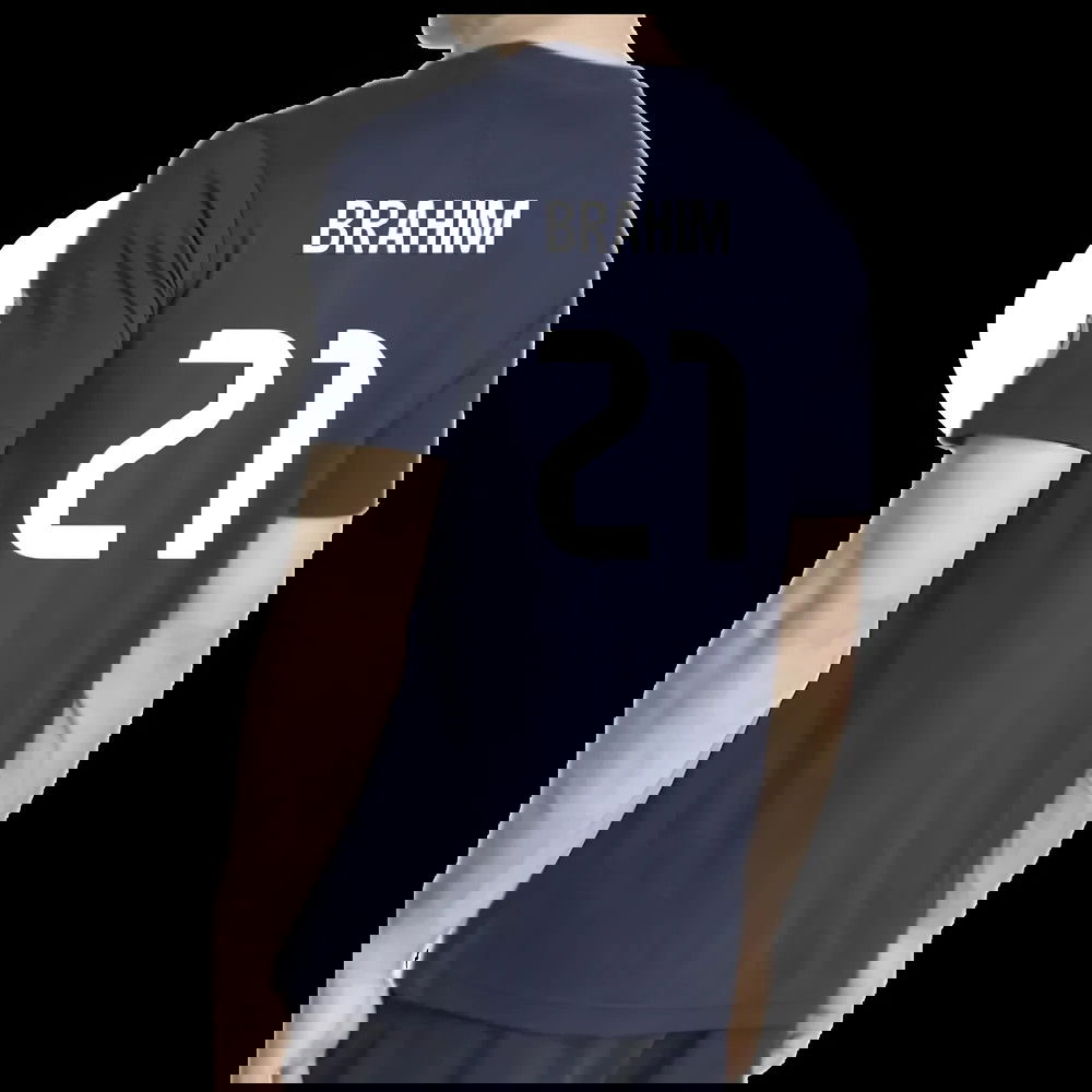 2025-2026 Real Madrid US Tee (Navy) (Brahim 21)