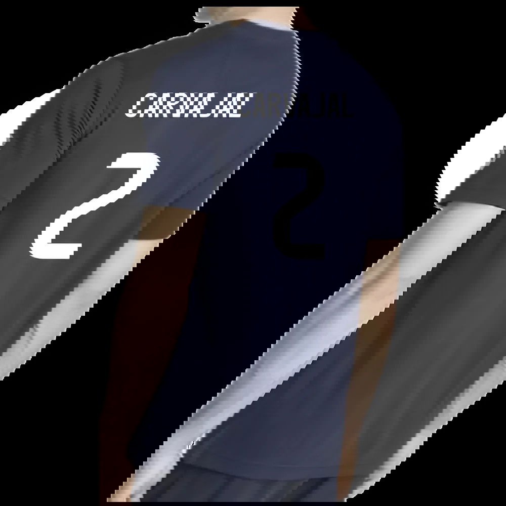 2025-2026 Real Madrid US Tee (Navy) (Carvajal 2)