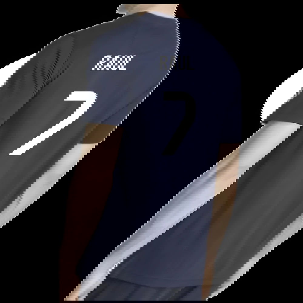 2025-2026 Real Madrid US Tee (Navy) (Raul 7)