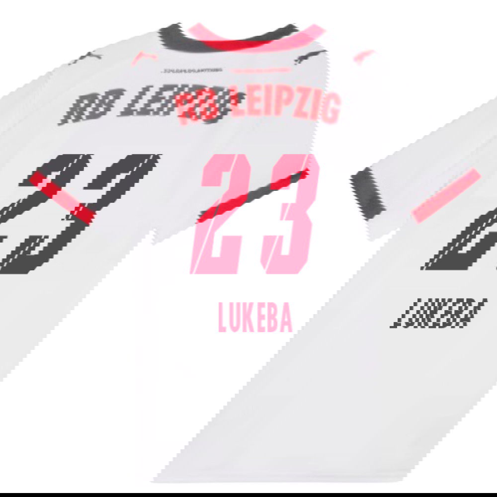 2025-2026 Red Bull Leipzig Home Shirt (Kids) (Lukeba 23)