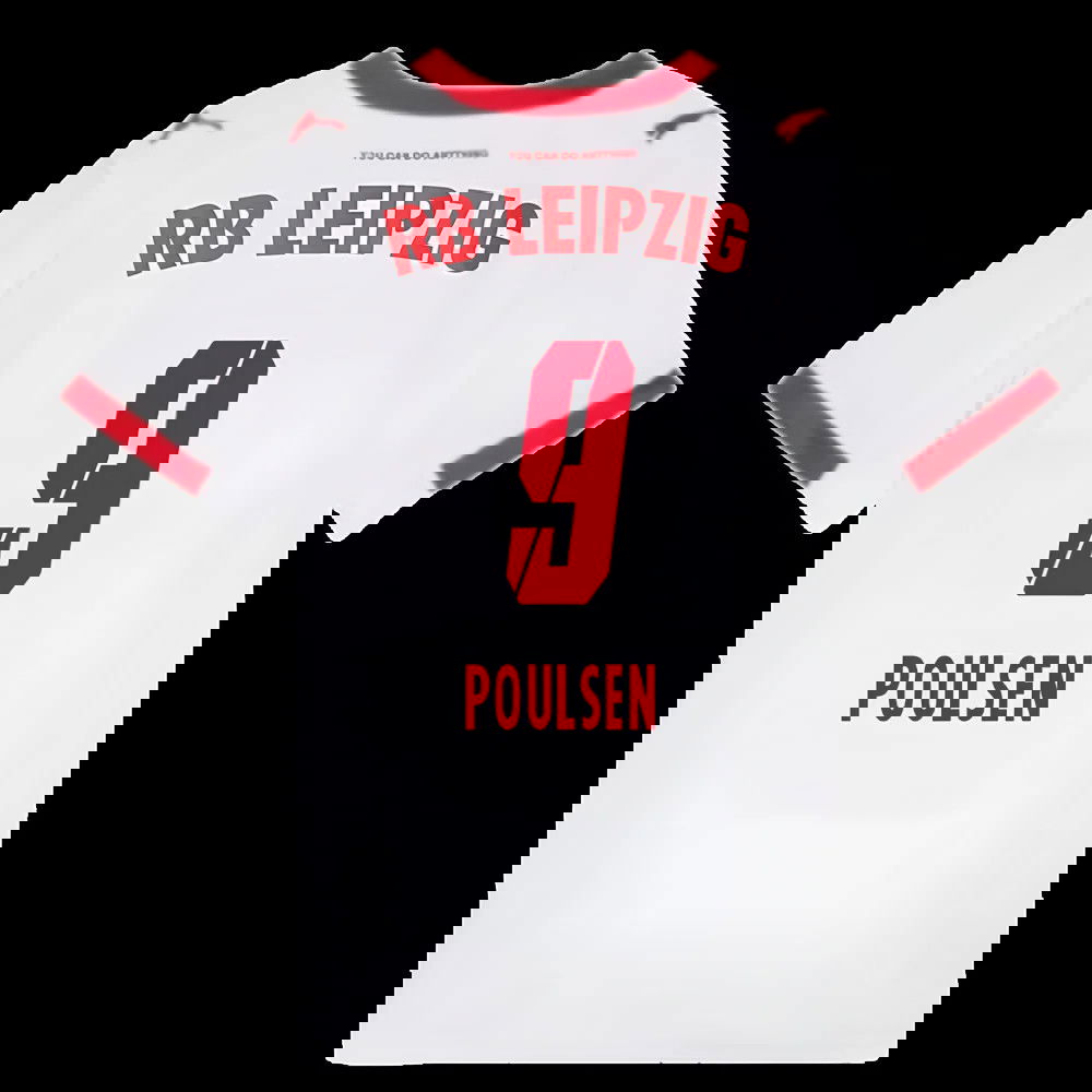 2025-2026 Red Bull Leipzig Home Shirt (Kids) (Poulsen 9)