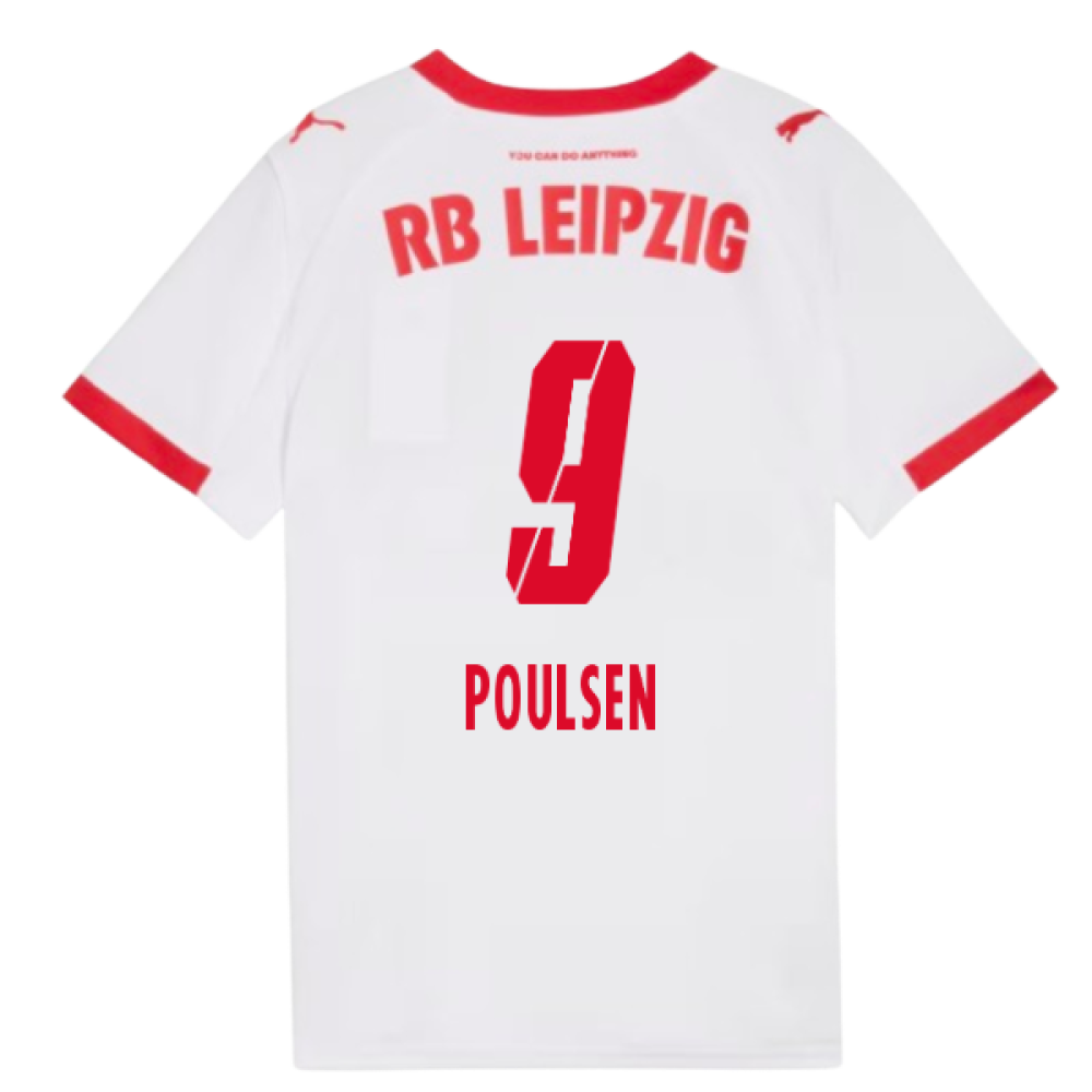 2025-2026 Red Bull Leipzig Home Shirt (Kids) (Poulsen 9)