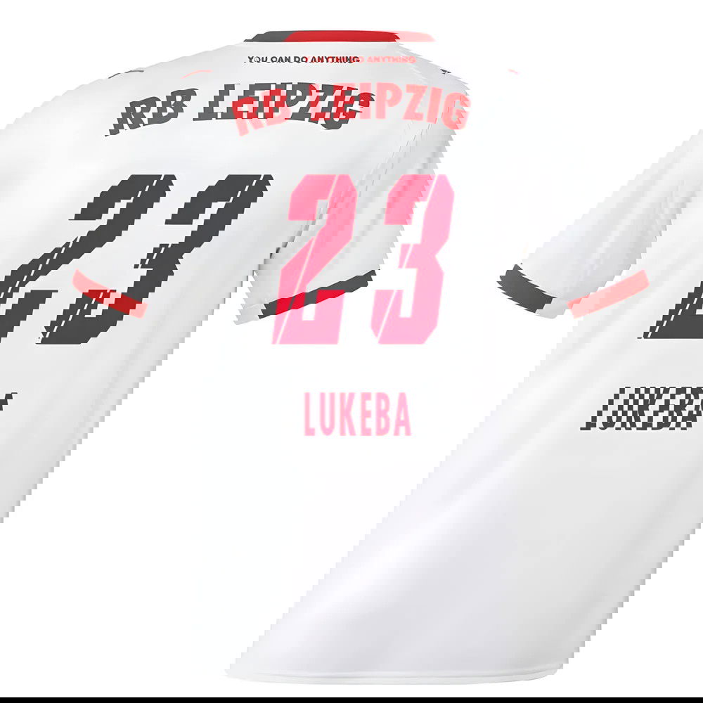2025-2026 Red Bull Leipzig Home Shirt (Lukeba 23)
