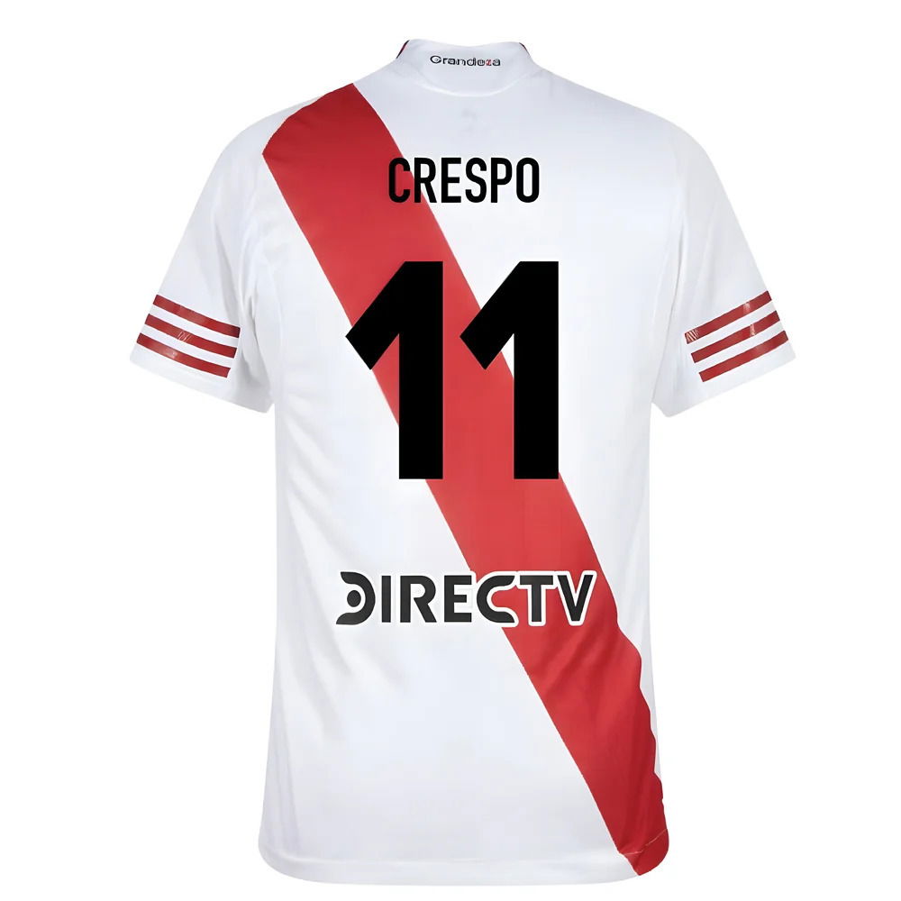 2025-2026 River Plate Authentic Home Shirt (Crespo 11)