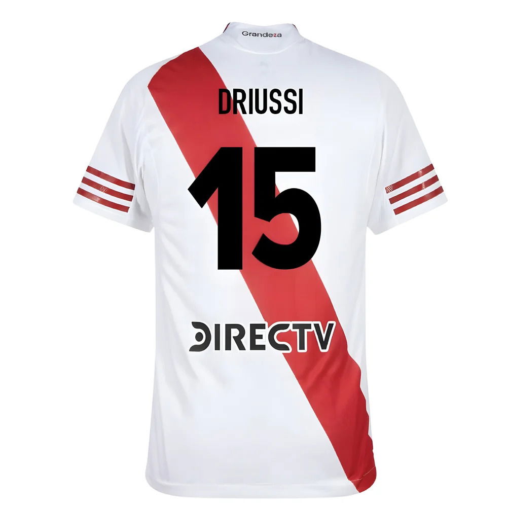 2025-2026 River Plate Authentic Home Shirt (Driussi 15)