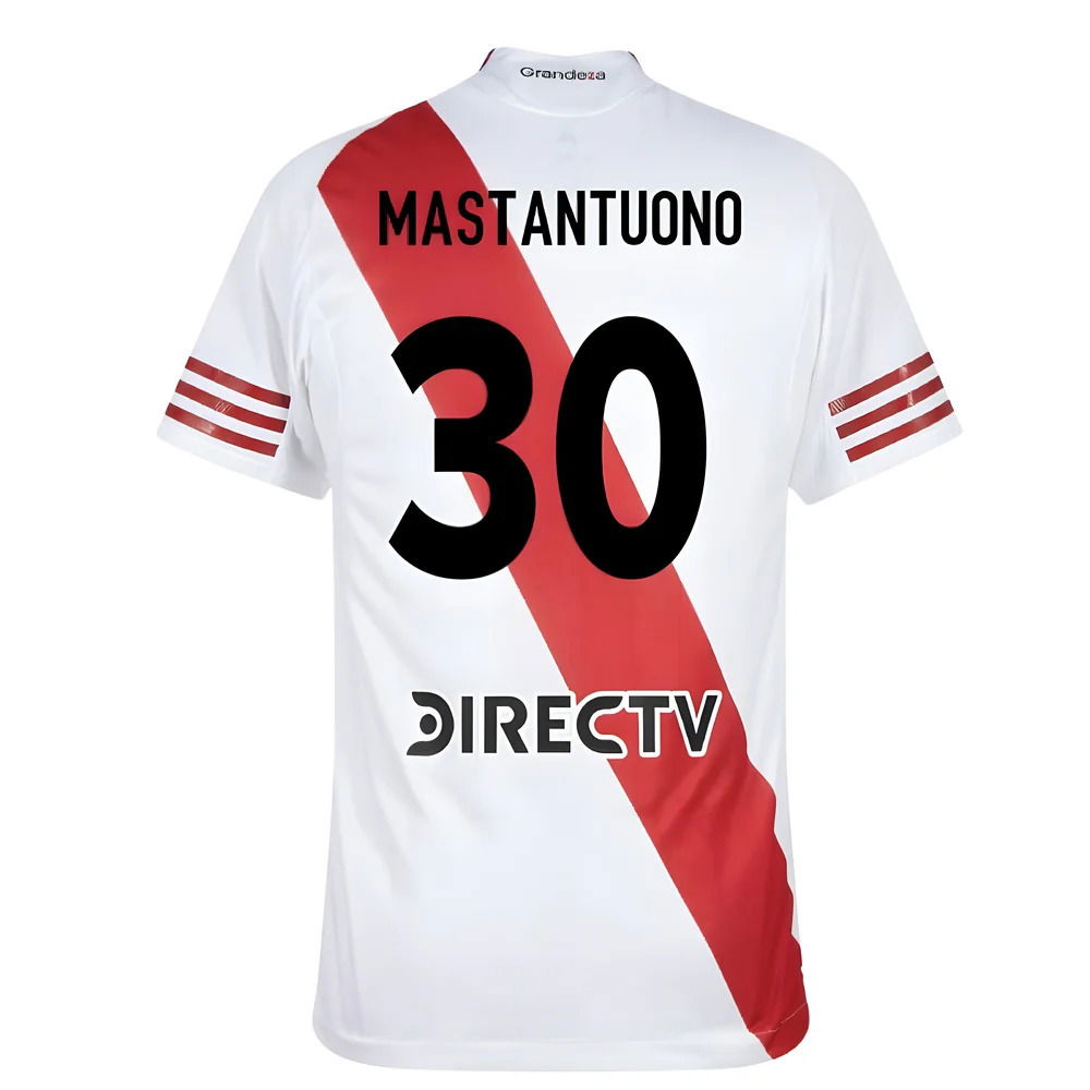 2025-2026 River Plate Authentic Home Shirt (Mastantuono 30)