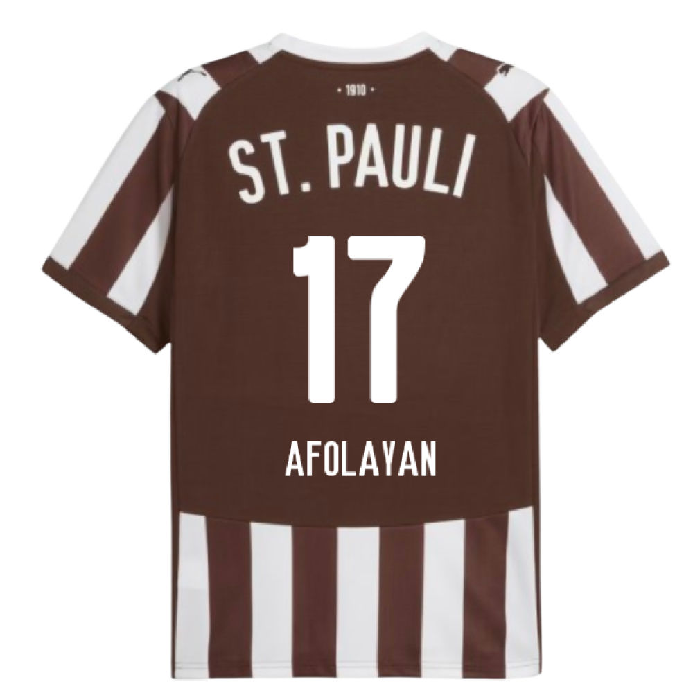 2025-2026 St Pauli Home Shirt (Afolayan 17)