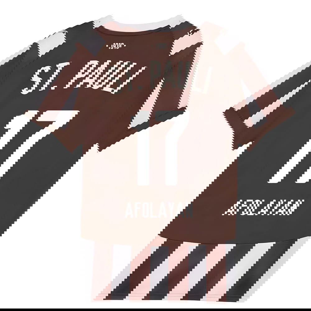 2025-2026 St Pauli Home Shirt (Kids) (Afolayan 17)