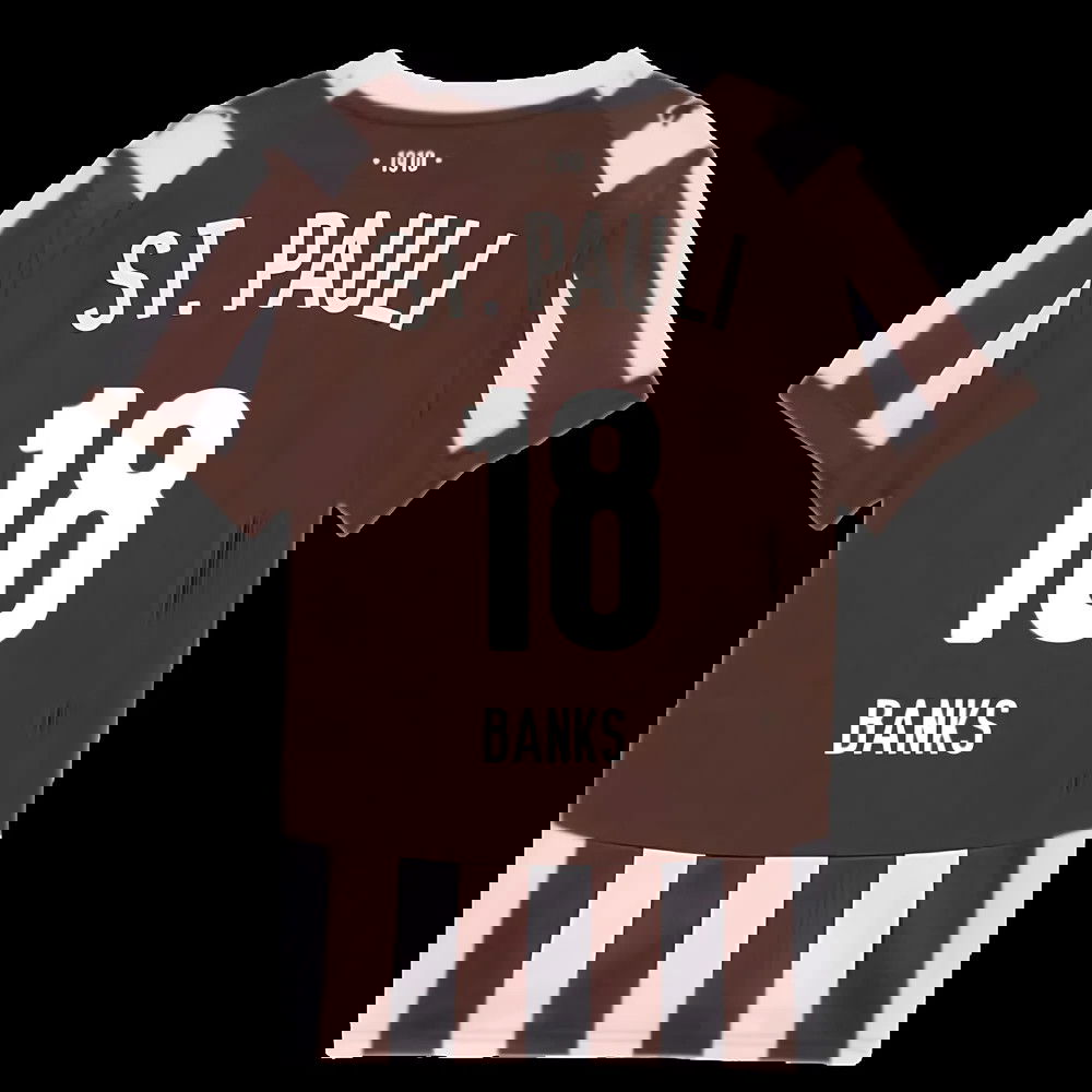 2025-2026 St Pauli Home Shirt (Kids) (Banks 18)