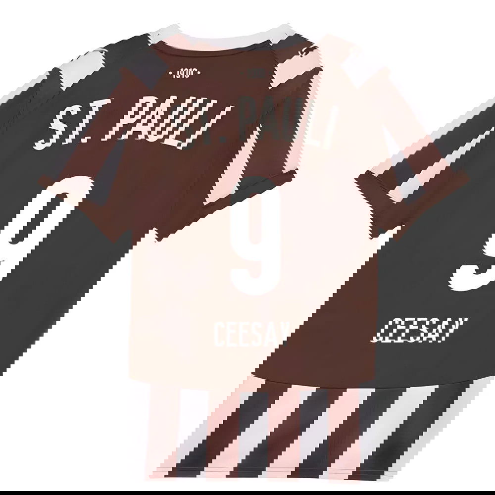 2025-2026 St Pauli Home Shirt (Kids) (Ceesay 9)