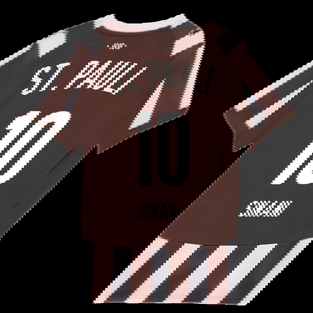 2025-2026 St Pauli Home Shirt (Kids) (Sinani 10)