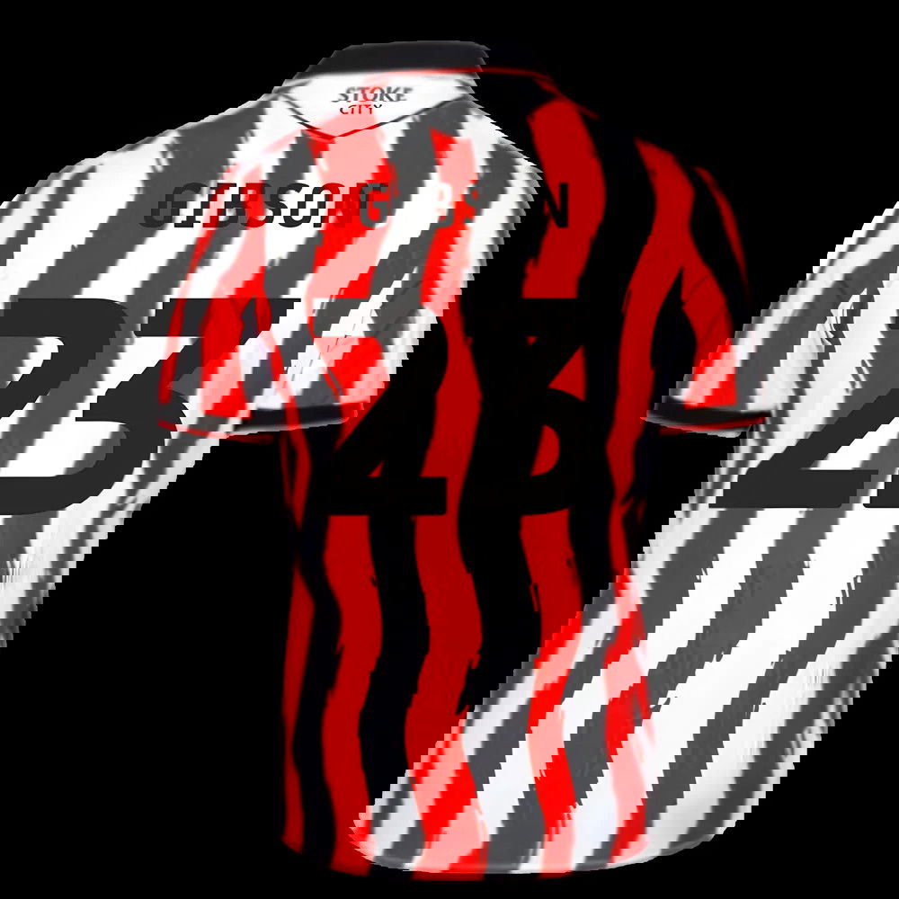 2025-2026 Stoke City Home Shirt (Gibson 23)