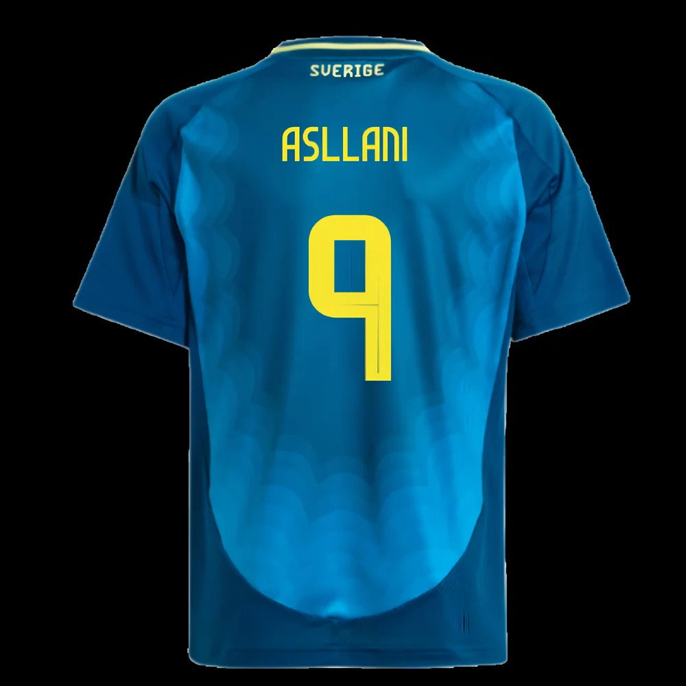 2025-2026 Sweden Womens Away Shirt (Kids) (Asllani 9)