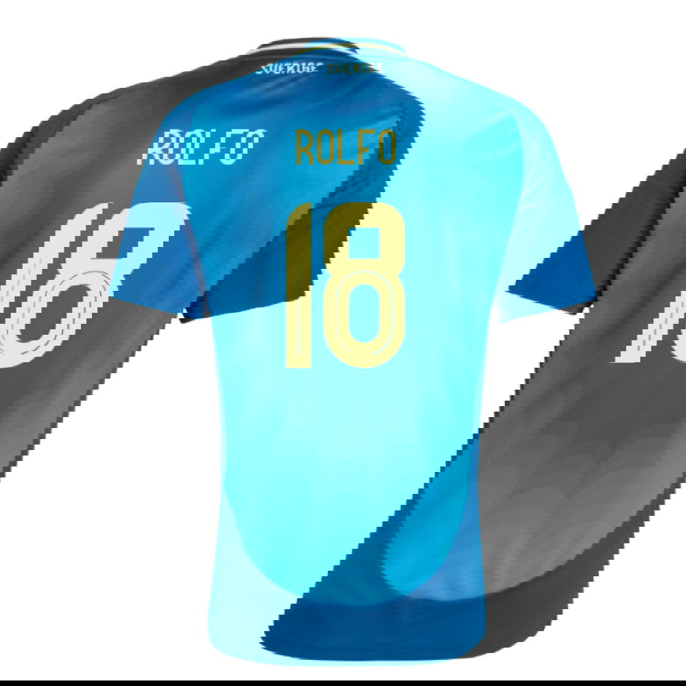 2025-2026 Sweden Womens Team Away Shirt (Unisex) (Rolfo 18)