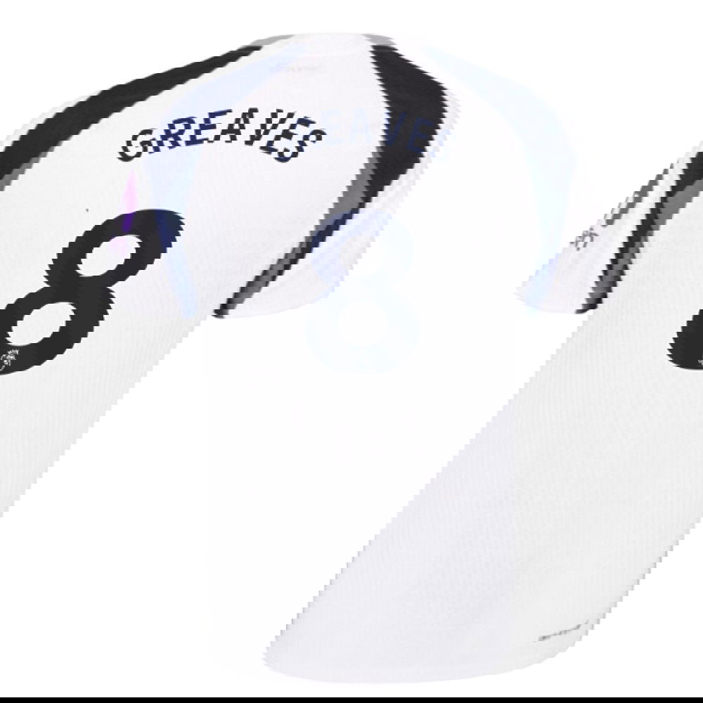 2025-2026 Tottenham Hotspur Authentic Home Shirt (Greaves 8)