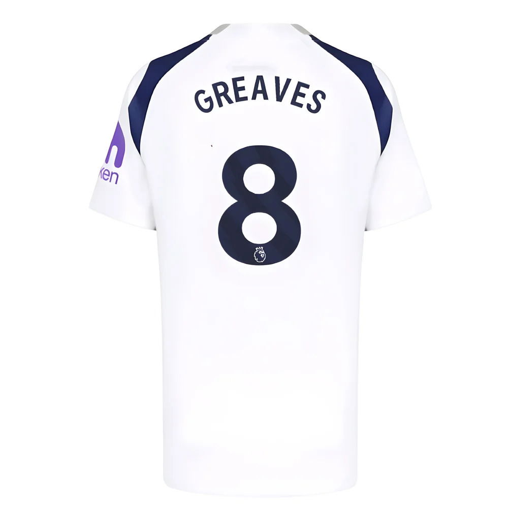 2025-2026 Tottenham Hotspur Home Shirt (Kids) (Greaves 8)