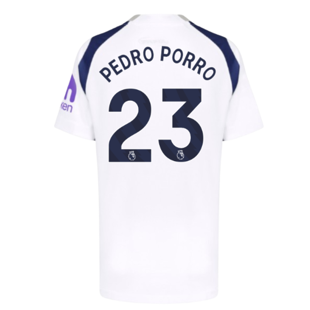 2025-2026 Tottenham Hotspur Home Shirt (Kids) (Pedro Porro 23)