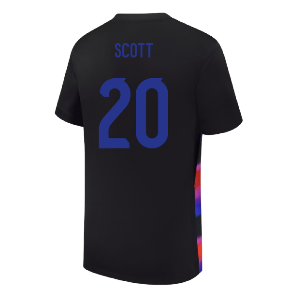 2025 England Womens Team Away Shirt (Kids) (SCOTT 20)