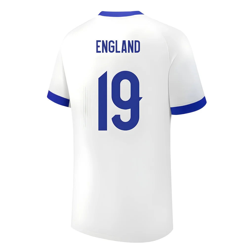 2025 England Womens Team Home Shirt (Kids) (ENGLAND 19)