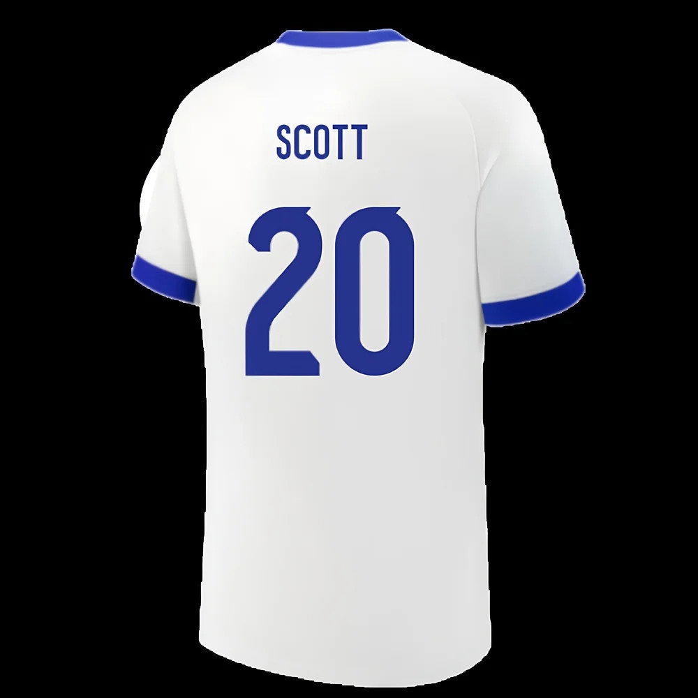 2025 England Womens Team Home Shirt (Unisex) (SCOTT 20)