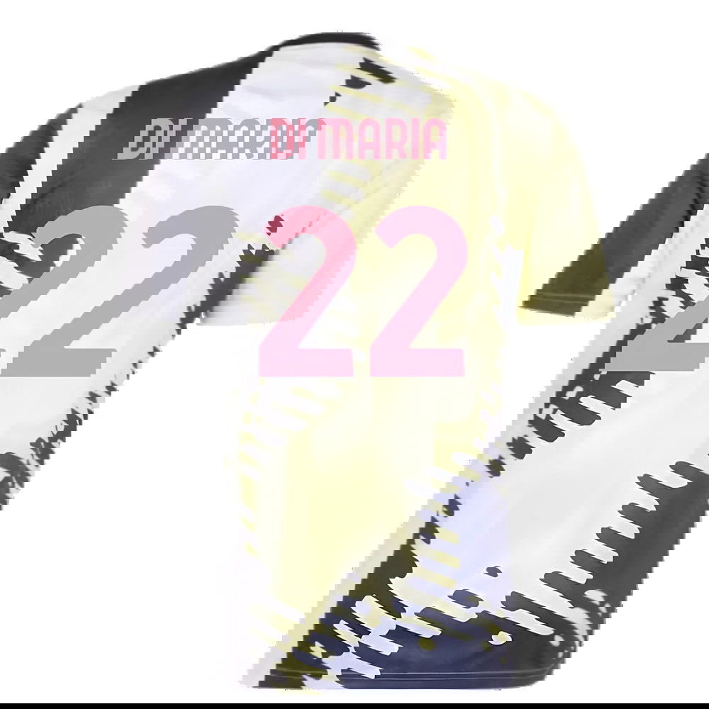 2025 Juventus Pre-Match Shirt (Yellow) (Di Maria 22)
