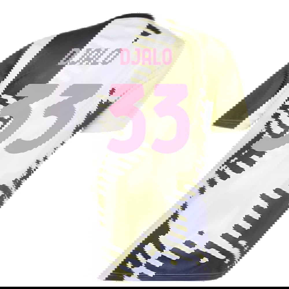 2025 Juventus Pre-Match Shirt (Yellow) (Djalo 33)