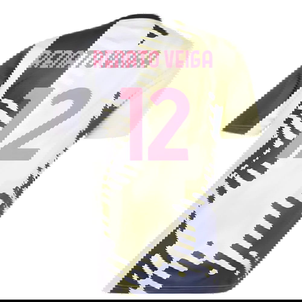 2025 Juventus Pre-Match Shirt (Yellow) (Renato Veiga 12)