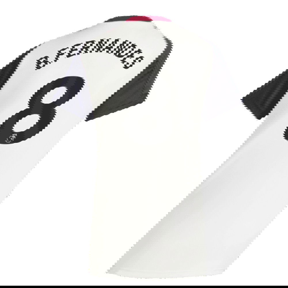 2025 Man Utd Training Jersey (Off White) - Womens (B.Fernandes 8)