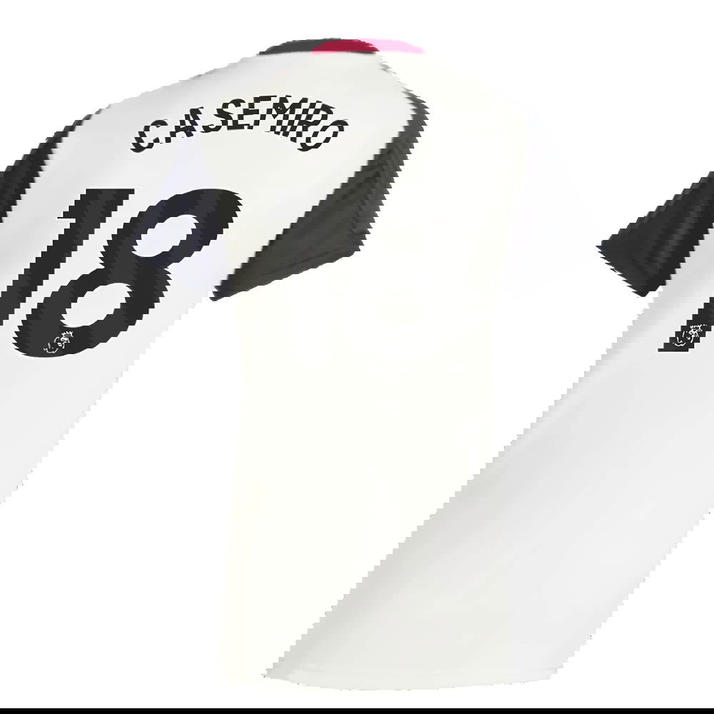 2025 Man Utd Training Jersey (Off White) - Womens (Casemiro 18)